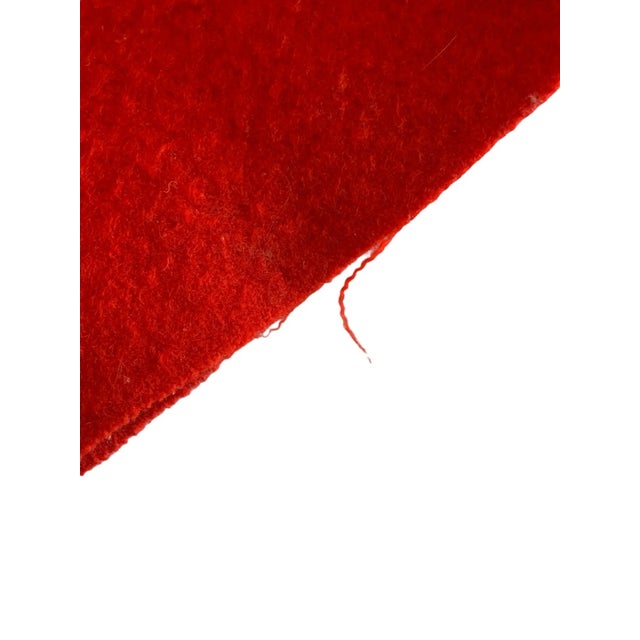 Textile 1950s Hudson Bay Four Point Red Wool Blanket England For Sale - Image 7 of 10