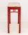 Wood James Mont Style Marble Top Red Stained Oak Console Table For Sale - Image 7 of 7