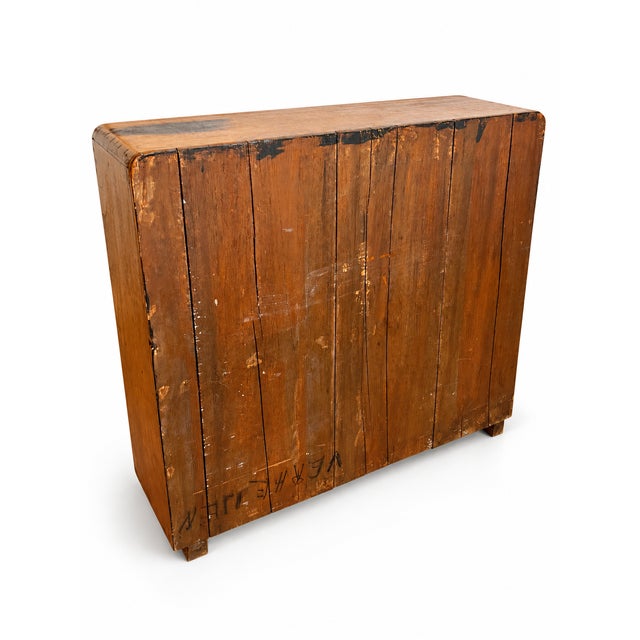 Antique Wooden Shelving Unit For Sale - Image 4 of 5