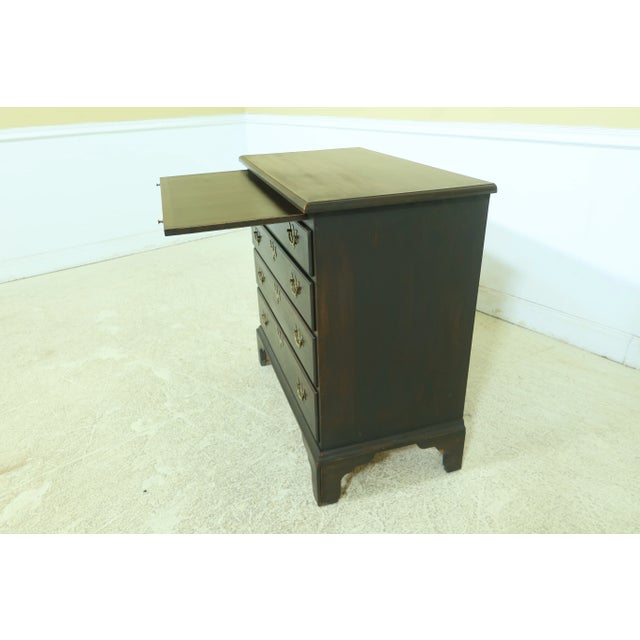 Wood Primitive Style Bench Made Chippendale Dresser For Sale - Image 7 of 13