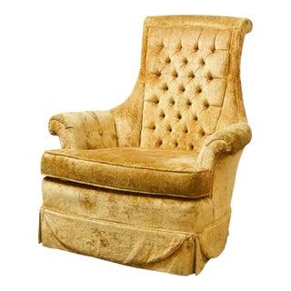 Fairfield 1970’s Regency Vintage Club Chair For Sale