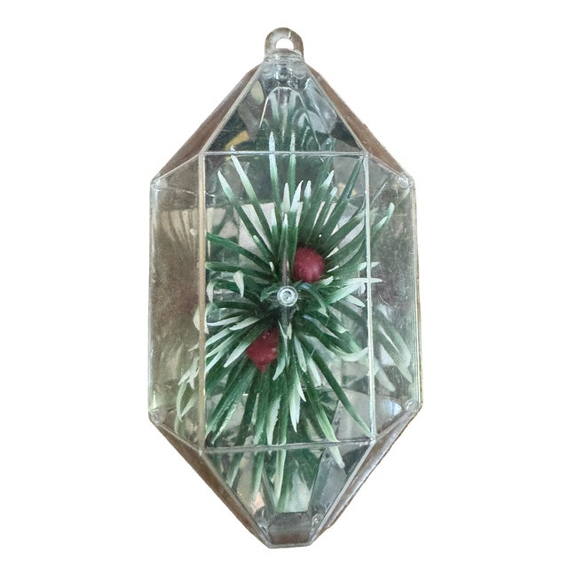 Mid 20th Century Vintage 1960s Jewelbrite Botanical & Bird Christmas Ornaments — Set of 14 For Sale - Image 5 of 14