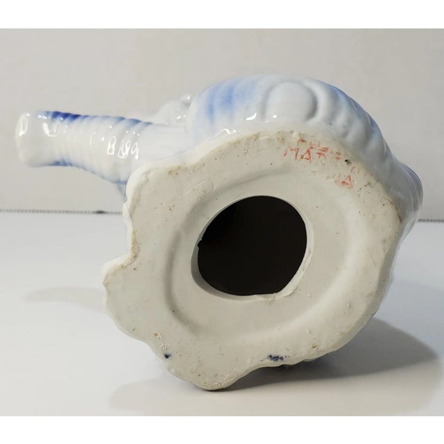 Asian Folk Art Ceramic Cat Statue For Sale In Nashville - Image 6 of 8