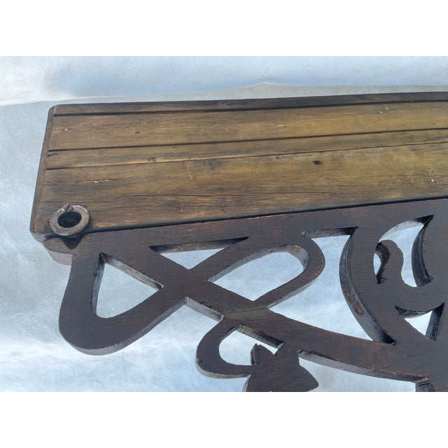Antique Neo-Gothic Coat Rack in Oak, 1890s For Sale - Image 13 of 18