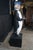 Jack Dowd 1996 Life Size Penguin Butler Dumb Waiter Hydrocal Sculpture 64" For Sale - Image 11 of 17