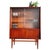 Beautiful, elegant vintage mid-century Danish Design display cabinet made of solid teak and teak veneer from the 1960s....