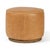 Contemporary Four Hands Sinclair Round Ottoman - Palermo Butterscotch For Sale - Image 3 of 8