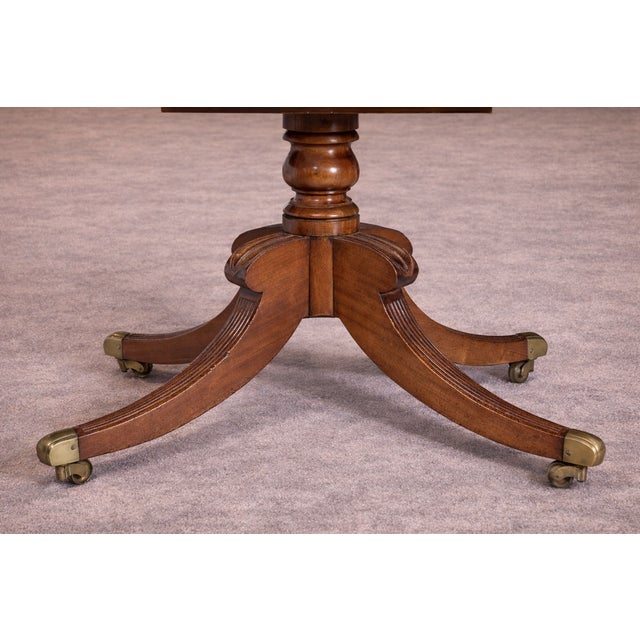 Wood Antique Regency Dining Table, 1820 For Sale - Image 7 of 10