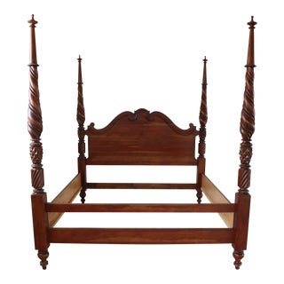 Cherry King Size Poster Bed For Sale