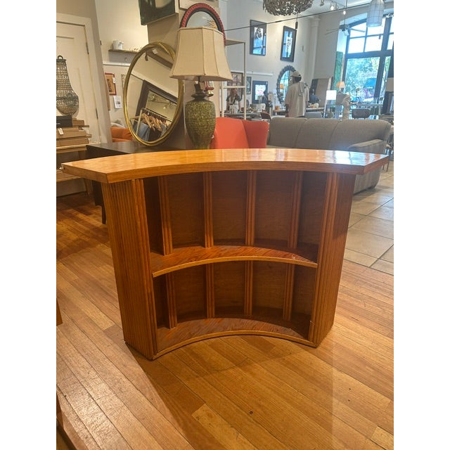 Mid-Century Modern MCM Half Moon Bar For Sale - Image 3 of 4
