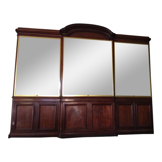 Antique Rosewood Display Case For Sale