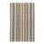 Dash & Albert by Annie Selke Blue Heron Stripe Woven Cotton Rug, 7' 6" x 9' 6" For Sale
