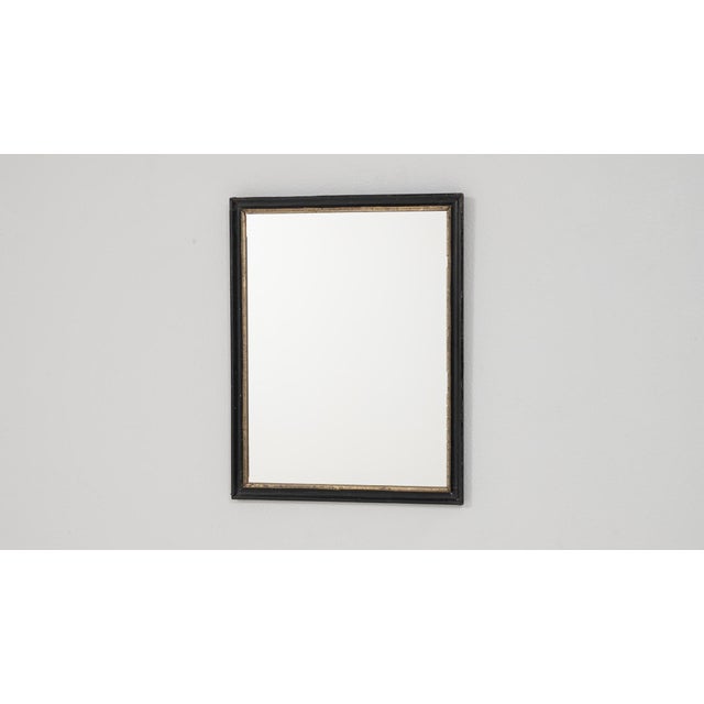 1880s French Wood Black Patinated Mirror For Sale - Image 12 of 18