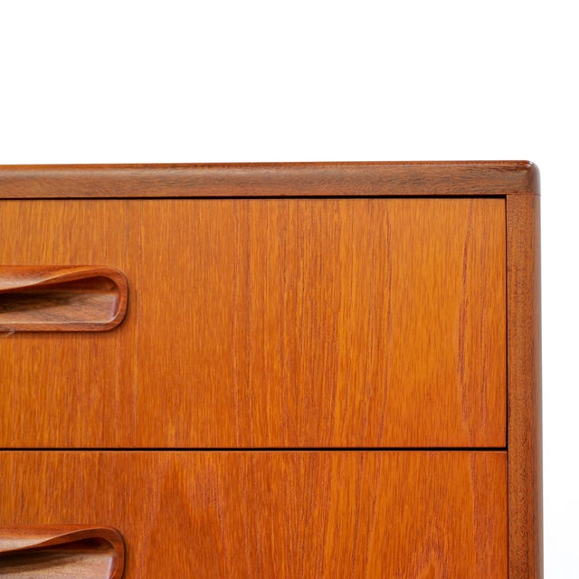 Teak Mid Century Dresser Nightstand by G Plan For Sale In Los Angeles - Image 6 of 10