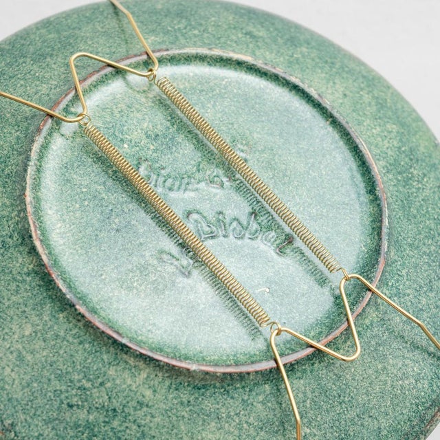 Ceramic Traditional Hand Painted Plate by Diaz Costa, Catalan, 1960s For Sale - Image 13 of 14