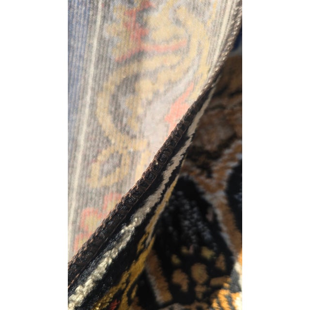 Vintage Spanish Bull Fight W Matador and Bull Velvet Tapestry Made in Italy For Sale - Image 16 of 16
