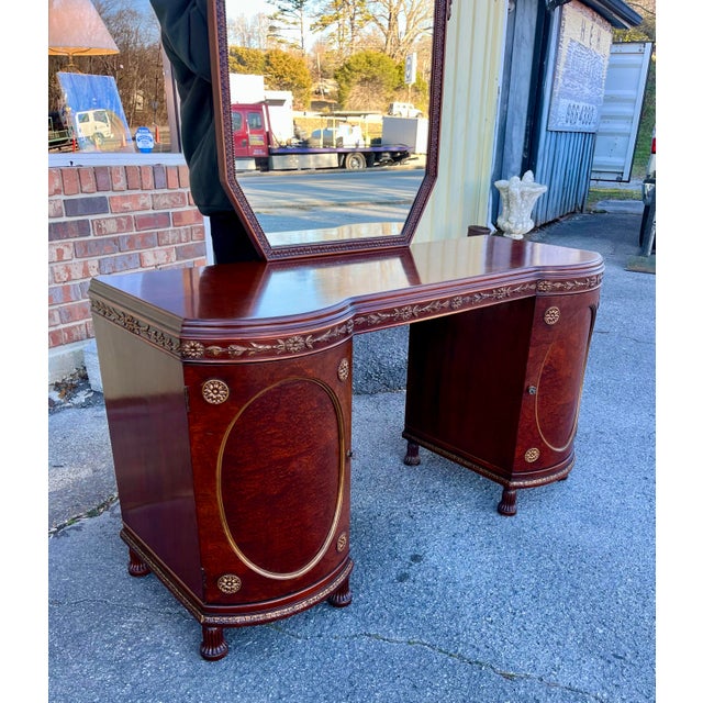 Art Deco Early 20th Century Romweber Vanity Dresser For Sale - Image 3 of 9