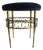 1960s French Brass Stool For Sale