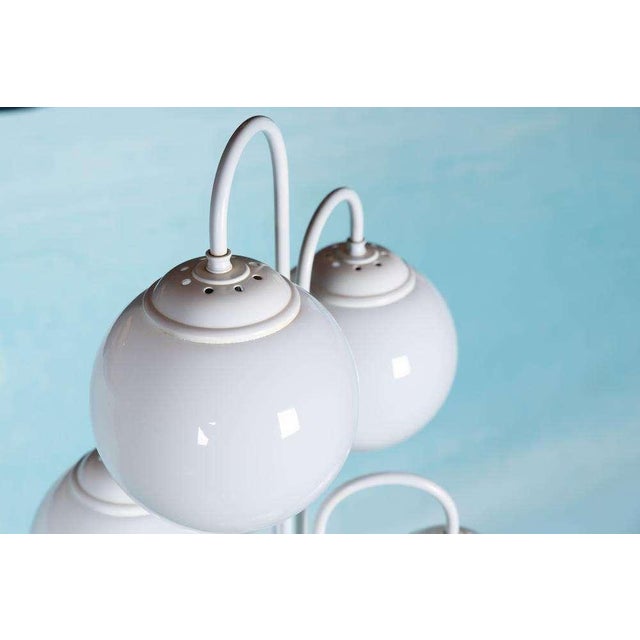 Space Age Floor Lamp in Glass & Marble For Sale - Image 5 of 18