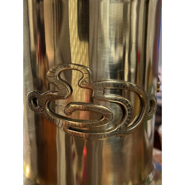 Wood Vintage Mid 20th Century La Barge Hollywood Regency Chinoiserie Brass Table Lamp For Sale - Image 7 of 13