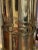 Wood Vintage Mid 20th Century La Barge Hollywood Regency Chinoiserie Brass Table Lamp Without Shade For Sale - Image 7 of 13