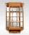 Large Painted Satinwood Wall Hanging Display Cabinet For Sale - Image 3 of 8