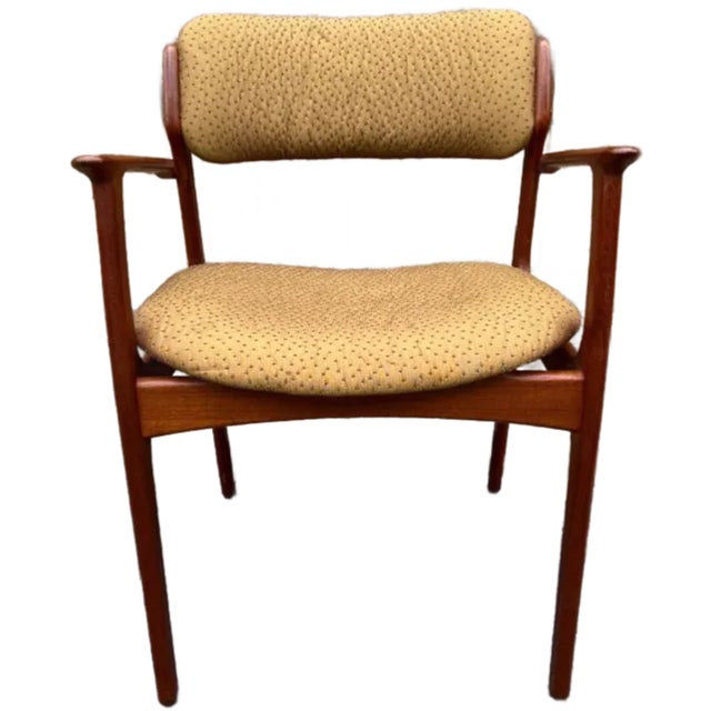 Mid 20th Century Mid Century Modern Danish Teak Armchair For Sale - Image 11 of 11