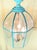 Vintage Hexagonal Solid Brass Hanging Lantern / Dome Pendant Light For Sale - Image 17 of 17