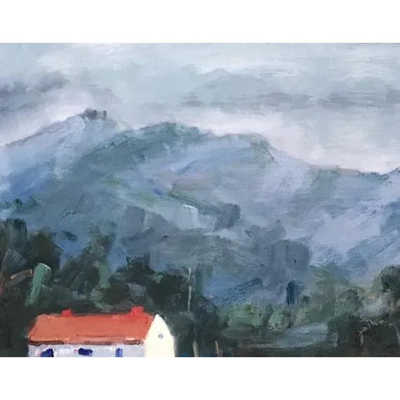 Vineyard Vines, Modern Impressionist Plein‑Air Landscape For Sale - Image 4 of 6