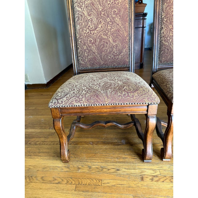 Cinnamon 1960s Spanish Revival Wooden Chairs (Set of 2) For Sale - Image 8 of 12