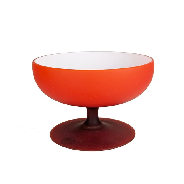 Italian Red and White Murano Glass Bowl by Carlo Moretti, 1959 For Sale - Image 13 of 13