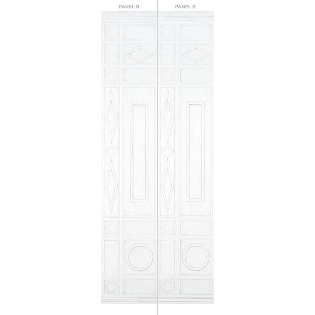 Mary McDonald was inspired by Scandinavian neoclassical interiors when she created Swedish Manor, Panel B, part of an...