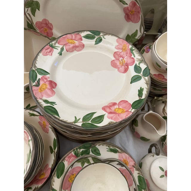 Vintage "Desert Rose" Fransican Dinnerware Set of 139 Pieces Chairish