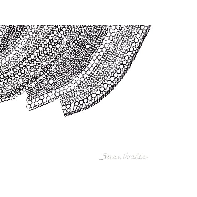 Stylized take on a crashing wave hand drawn with ink pen on paper by artist Sarah Vaaler. Upon close inspection you’ll...