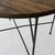 Arthur Umanoff 1950s Iron/Wood Slat Circle Dining Table Attributed to Arthur Umanoff For Sale - Image 4 of 7