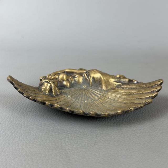 Vintage Art Nouveau Liberty Brass Centerpiece, 1940s For Sale - Image 4 of 10