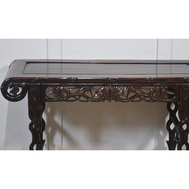 Chinese Altar Table in Bamboo For Sale - Image 6 of 13