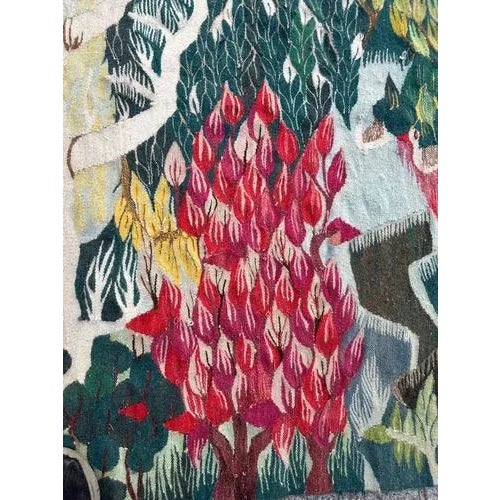 Vintage Egyptian Tapestry, 1950s For Sale - Image 6 of 18