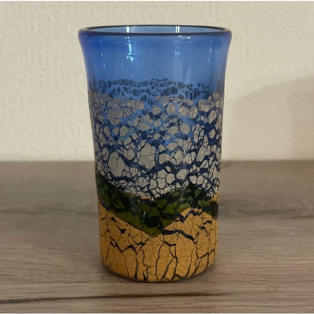 Ryukyu Glasses by Inamine Kiln, Set of 2 For Sale - Image 10 of 10