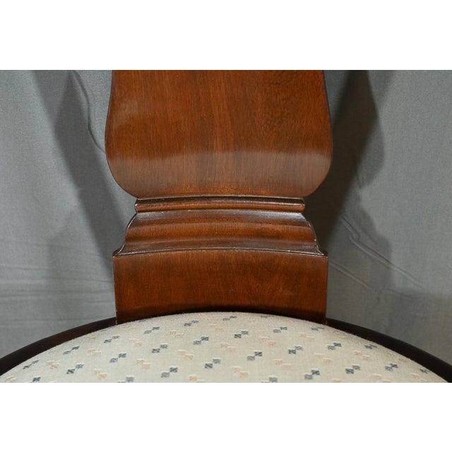 Brown Gondola Chairs in Mahogany, Set of 4 For Sale - Image 8 of 18