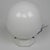 Glass Art Deco Ceiling Lamp with Round Glass Ball and Porcelain Fixture, 1930s For Sale - Image 7 of 15