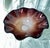 Józefina Krosno Hand-Blown Maroon & Champagne Art Glass Centerpiece Bowl For Sale In Portland, OR - Image 6 of 9