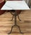 Antique French Style Marble Top Cast Iron Bistro Table For Sale - Image 10 of 16