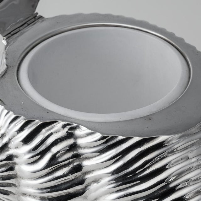 Vintage Silver-Plated Snail Ice Bucket by Teghini, Italy, 1970s For Sale - Image 10 of 18