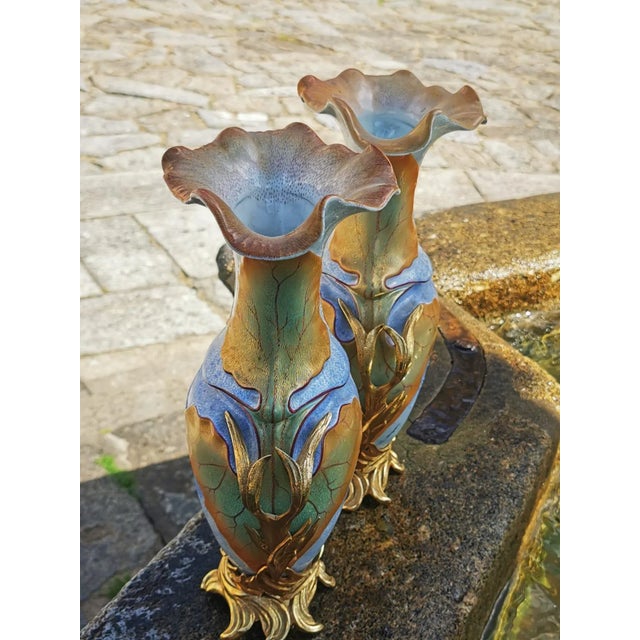 Vases, 1980s, Set of 2 For Sale - Image 17 of 18