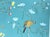 Not Yet Made - Made To Order Teal Tropical Chinoiserie Mural | Hand-Painted 9-Panel Wallpaper With Monkeys & Birds For Sale - Image 5 of 6