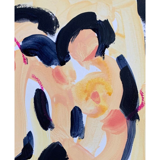 Gestural abstract figurative drawing exploring the beauty, strength, and expressive movement of the female form. Created...
