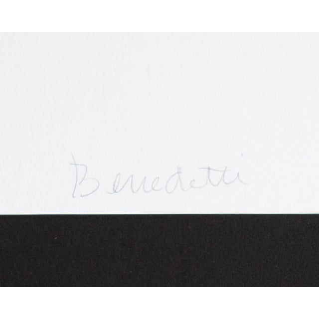 Abstract 1982 “Furniture Dense Point” Serigraph Print by Roger Benedetti For Sale - Image 3 of 8