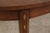 1980s Henkel Harris Walnut Inlaid Oval Dining Table For Sale - Image 5 of 17