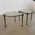 Brutalist Wrought Bronze and Glass Coffee Tables by Lothar Klute, 1980, Set of 2 For Sale - Image 3 of 17